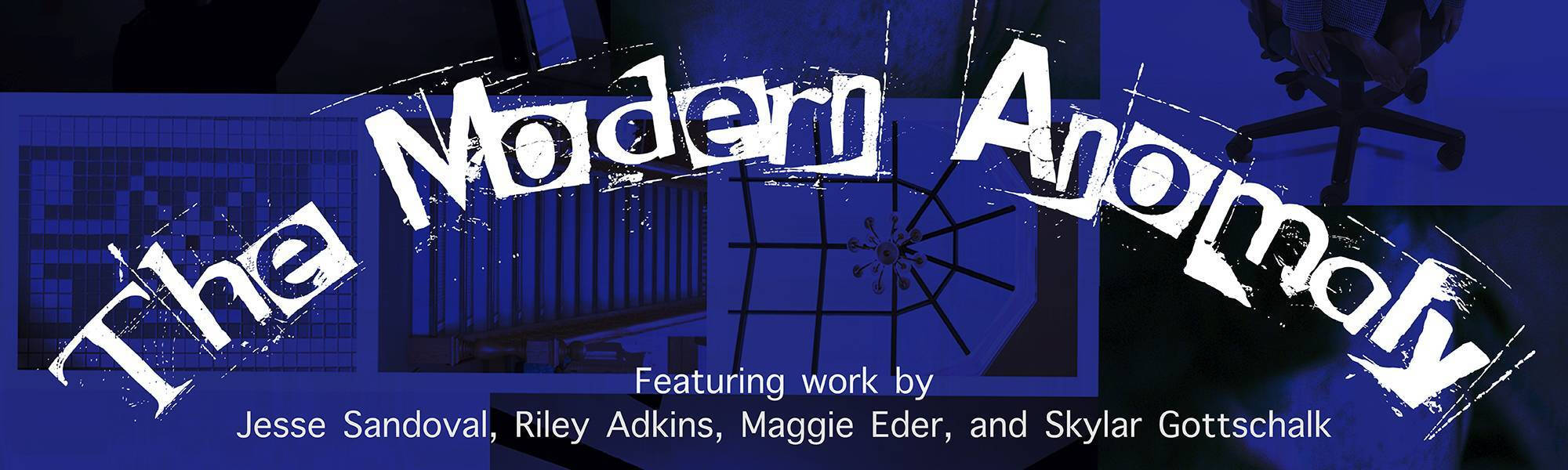 Postcard for BFA Student exhibition The Modern Anomaly